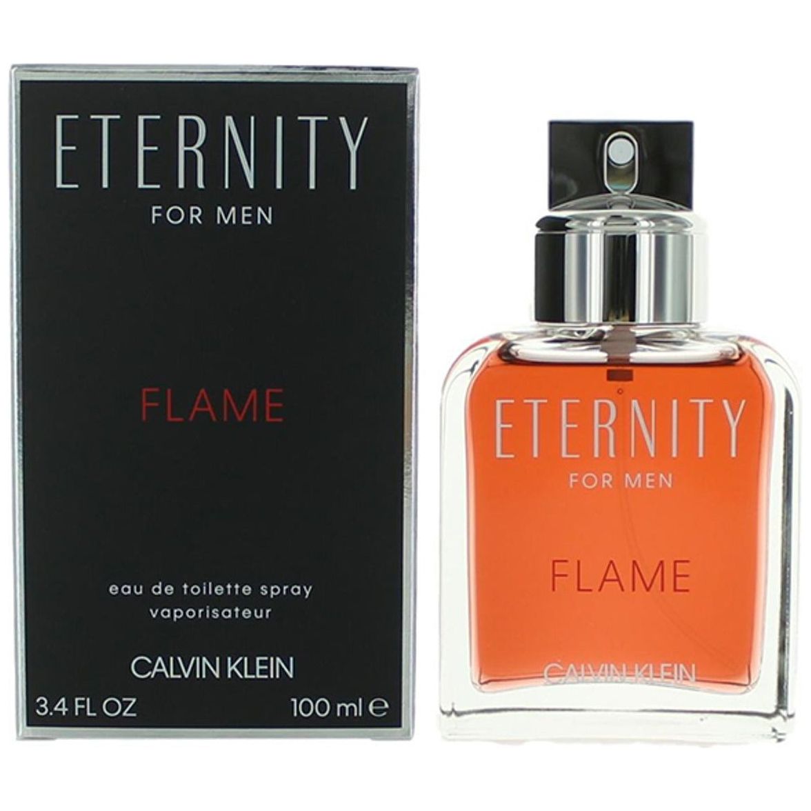 ETERNITY FLAME by Calvin Klein cologne for Men EDT 3.3 / 3.4 oz New in Box