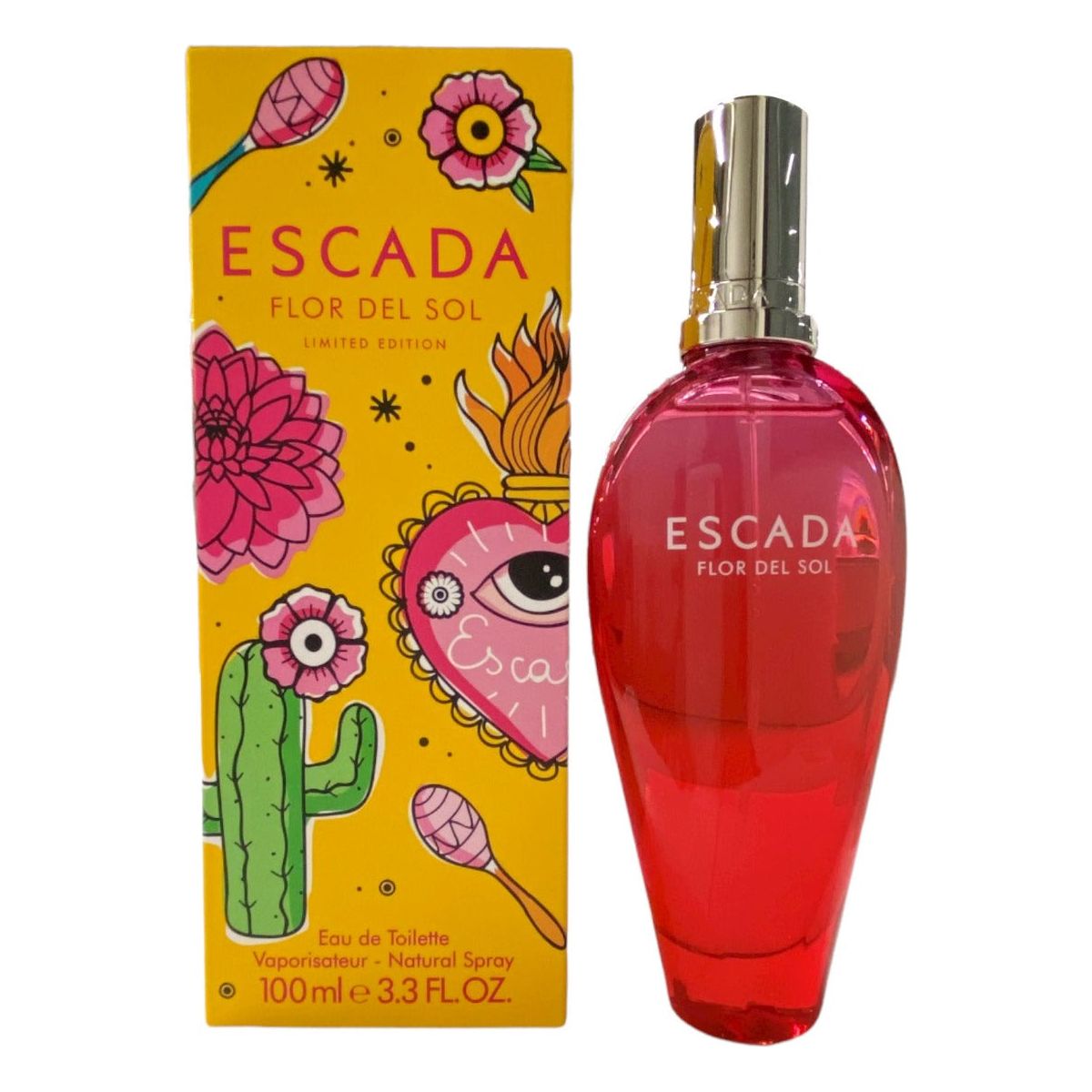 Flor Del Sol (Limited Edition) by Escada for women EDT 3.3 / 3.4 oz New In Box