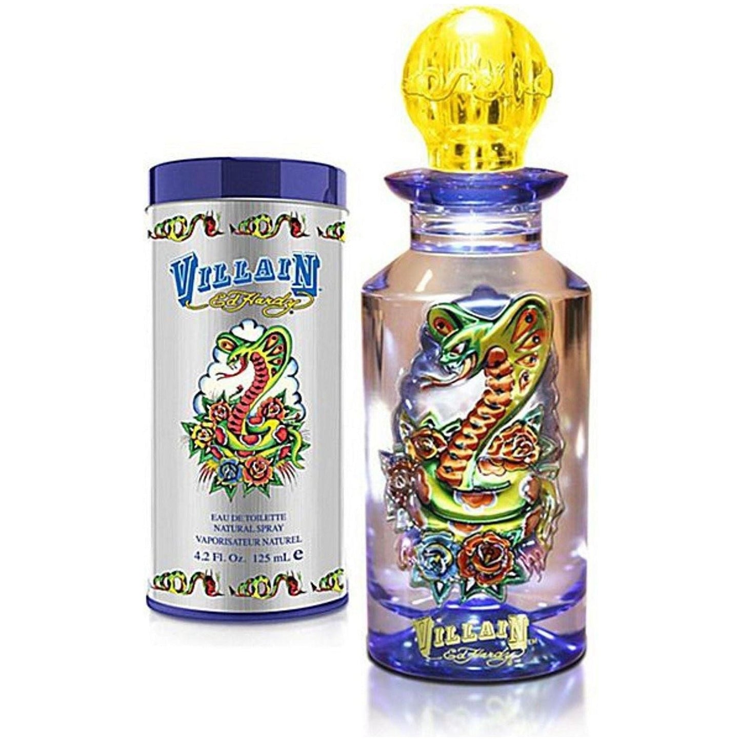 Ed Hardy Villain by Christian Audigier 4.2 oz EDT Spray for Men New in Box
