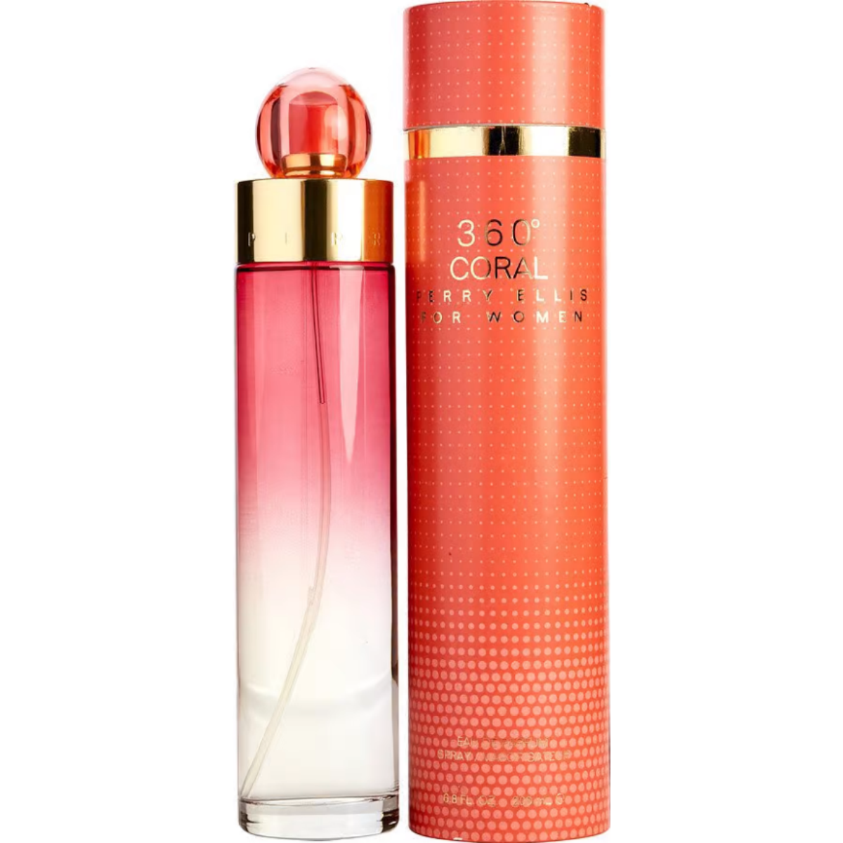 360 Coral by Perry Ellis perfume for women EDP 6.8 oz New in Box