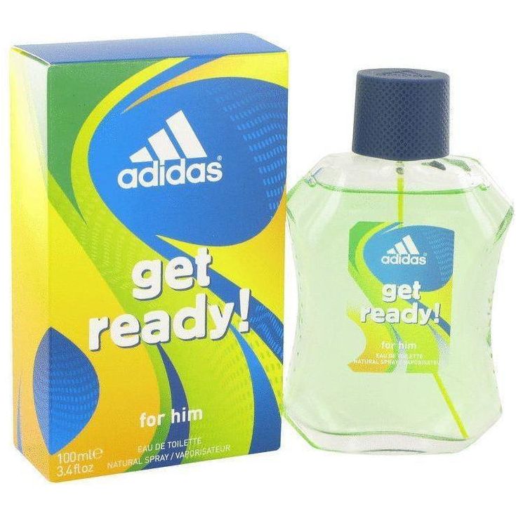 GET READY ! Adidas men cologne edt 3.4 oz 3.3 NEW IN BOX