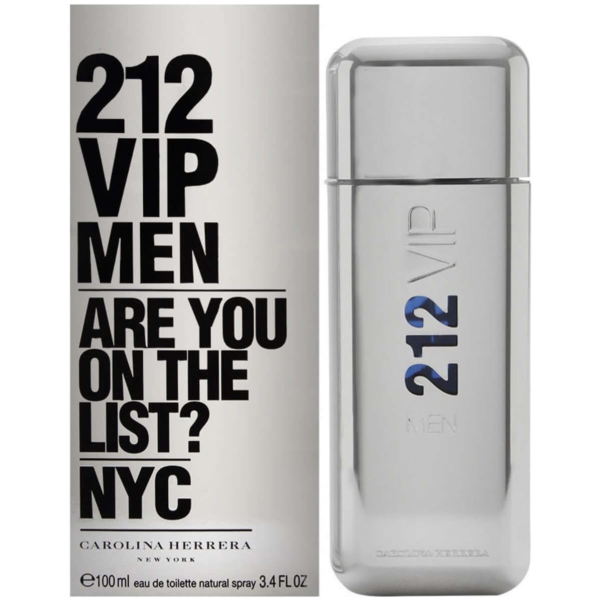 212 VIP MEN by Carolina Herrera Cologne for Men EDT 3.3 / 3.4 oz New In Box