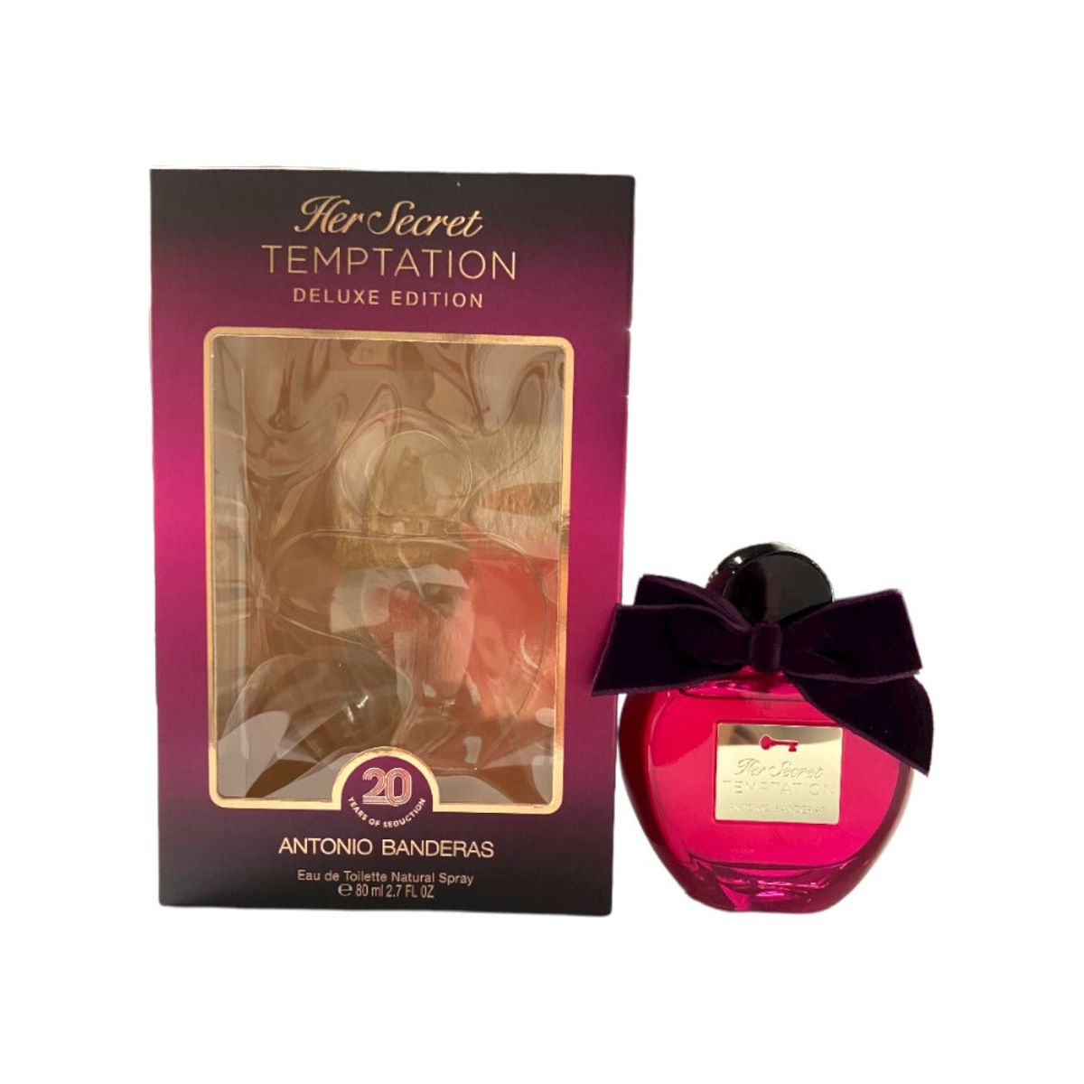 Her Secret Temptation (Deluxe Edition) by Antonio Banderas for women EDT 2.7 oz New In Box