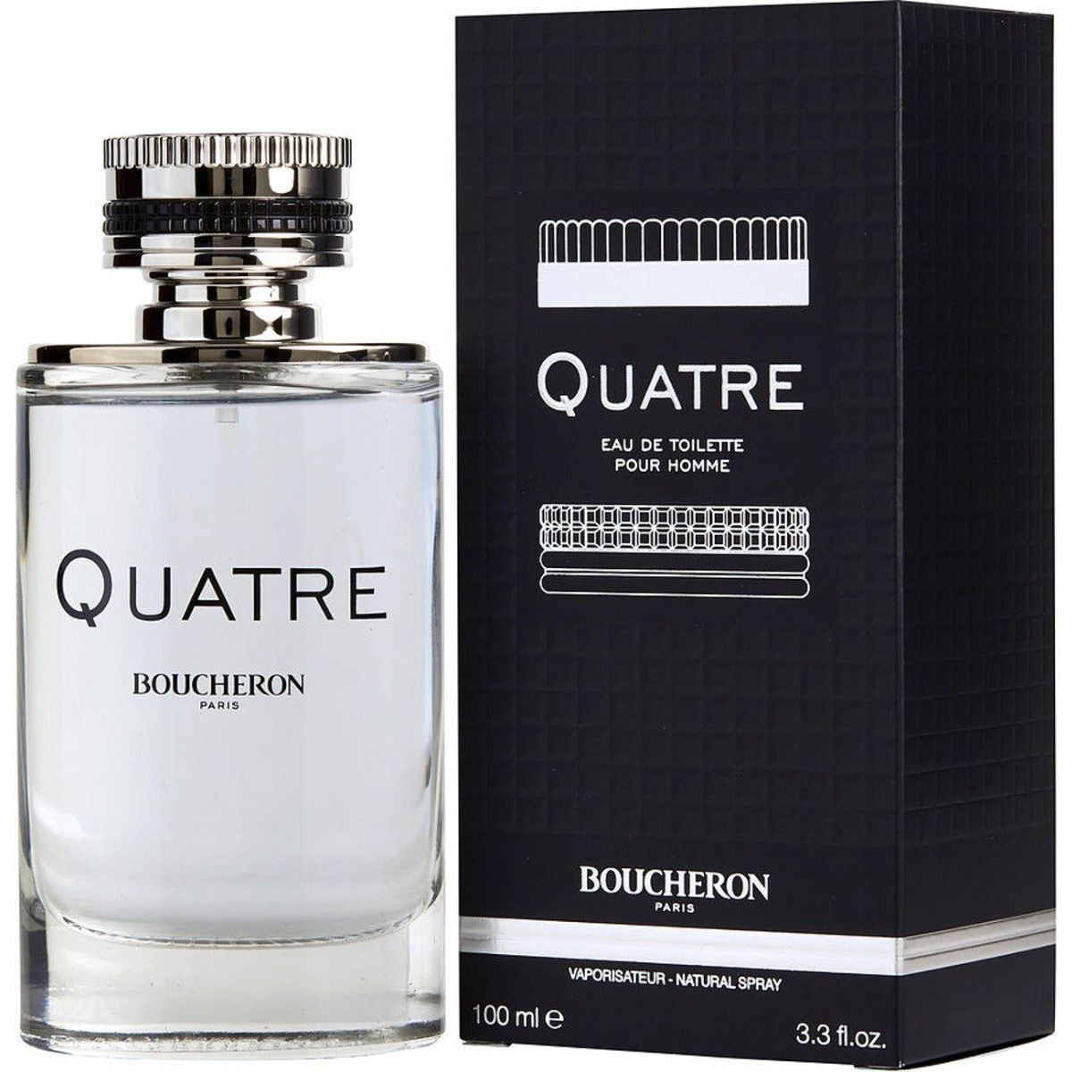 QUATRE by Boucheron cologne for men EDT 3.3 / 3.4 oz New in Box