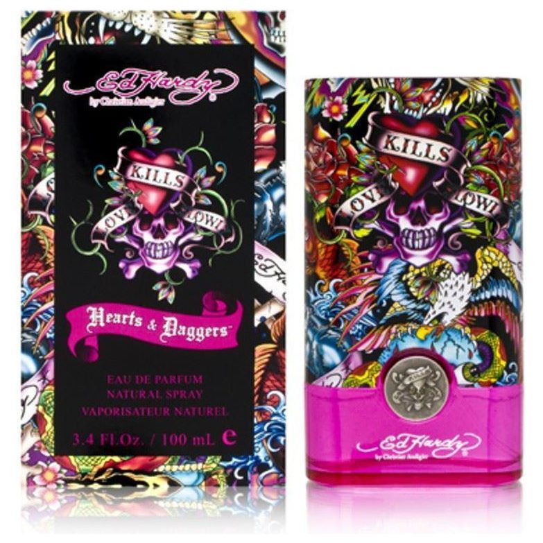 ED HARDY HEARTS & DAGGERS 3.4 / 3.3 oz EDP For Women NEW in BOX