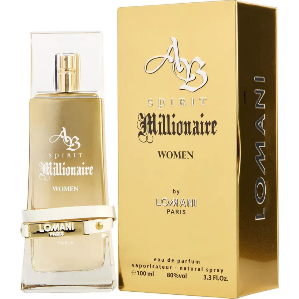 Ab Spirit Millionaire by Lomani perfume for women EDP 3.3 / 3.4 oz New in Box