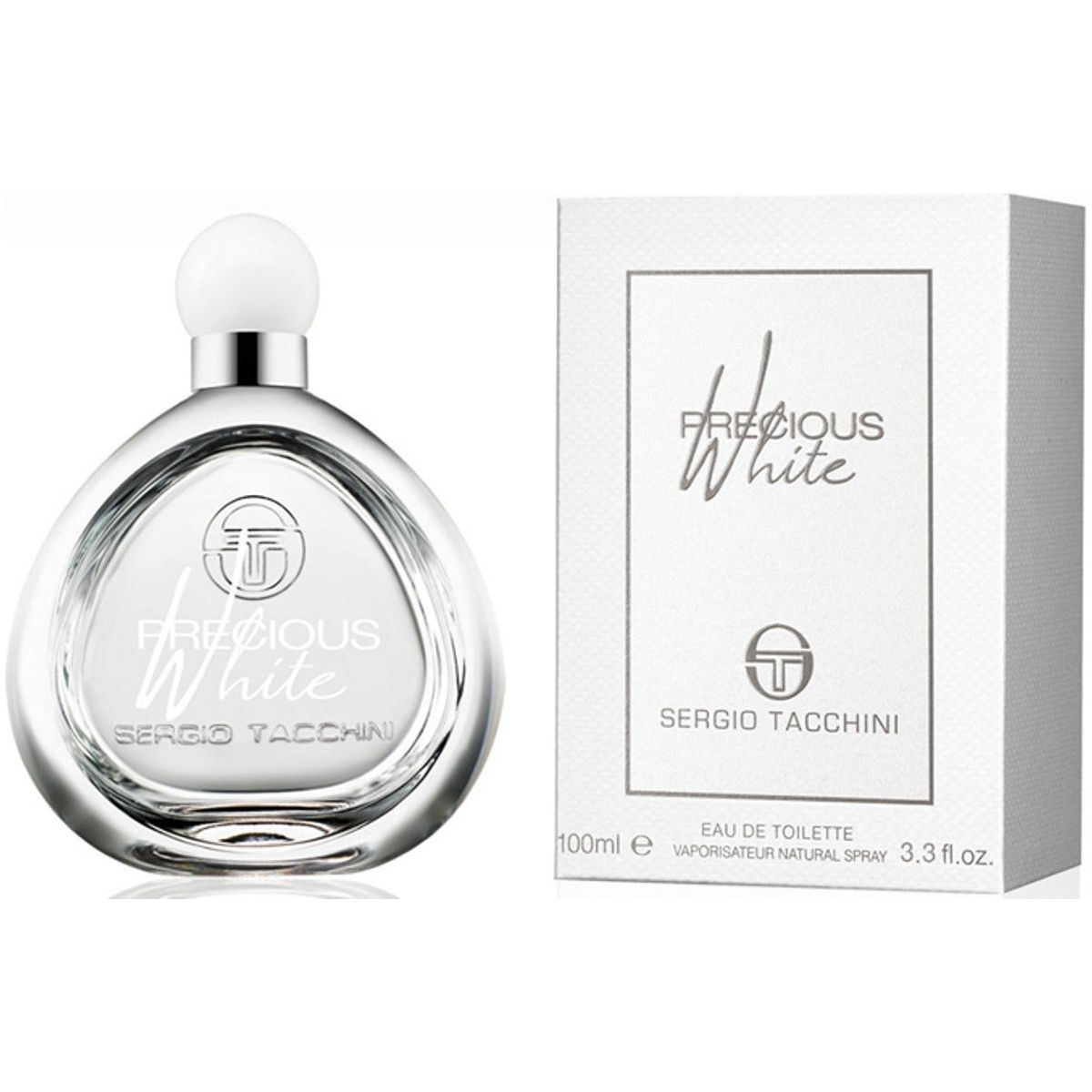 Precious White by Sergio Tacchini for women EDT 3.3 / 3.4 oz New in Box