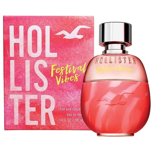 Festival Vibes by Hollister 3.3 / 3.4 oz EDP Perfume For Women New in Box