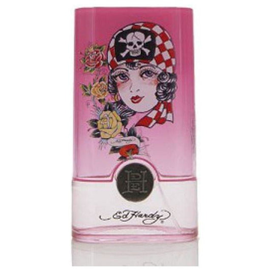Ed Hardy BORN WILD by Christian Audigier 3.4 oz edp Women New tester with cap