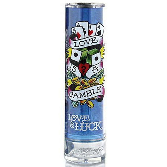 LOVE & LUCK Men by Ed Hardy 3.4 Cologne NEW UNBOXED