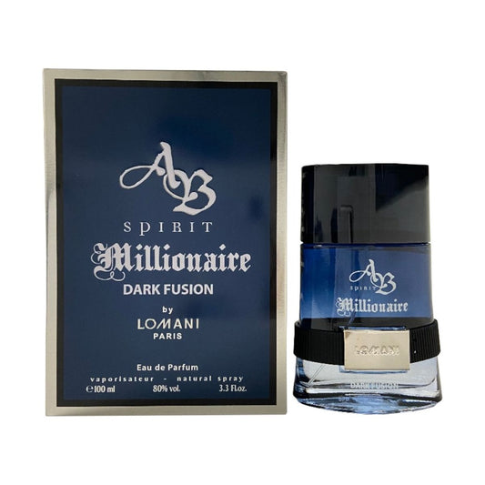 Ab Spirit Millionaire Dark Fusion by Lomani men EDP 3.3 / 3.4 oz New In Box