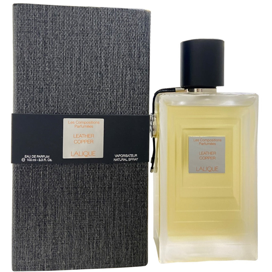 Leather Copper by Lalique perfume for unisex EDP 3.3 / 3.4 oz New in Box
