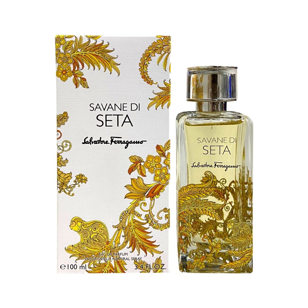 Savane Di Seta by Salvatore Ferragamo for unisex EDP 3.3 / 3.4 oz New in Box