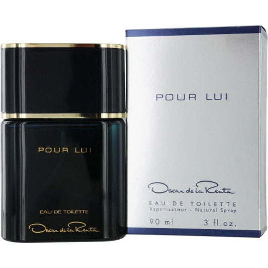 POUR LUI by Oscar de la Renta Cologne 3 / 3.0 oz EDT For Men New in Box