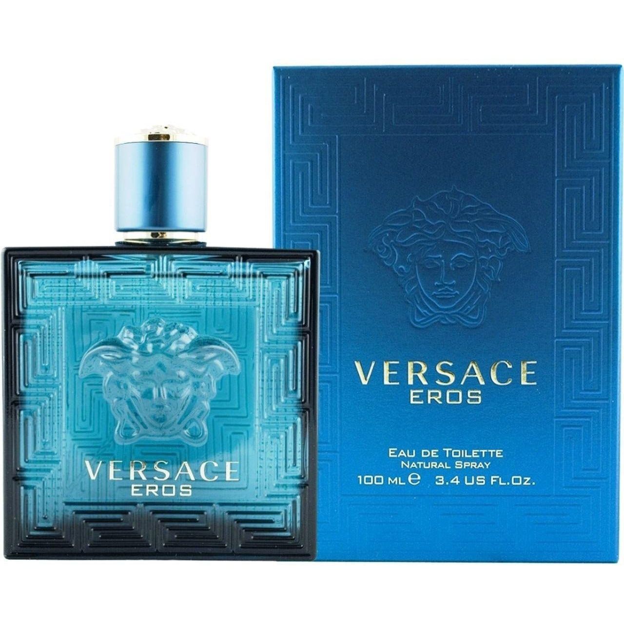 VERSACE EROS Men cologne edt 3.4 oz 3.3 NEW IN BOX