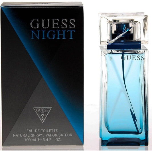 GUESS NIGHT men 3.4 oz 3.3 edt cologne spray NEW IN BOX