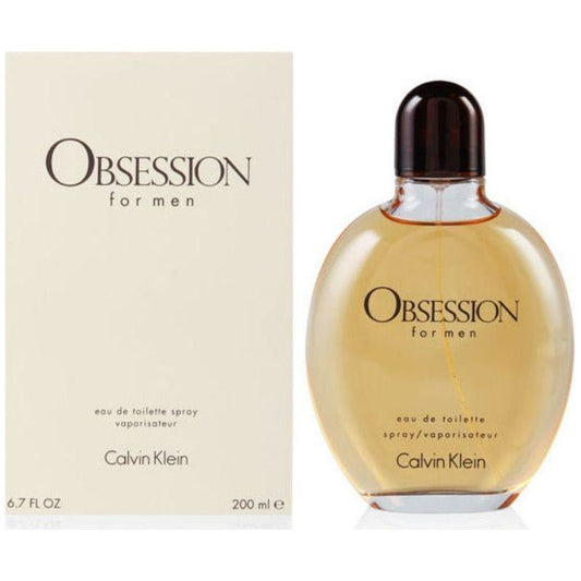 OBSESSION by Calvin Klein 6.7 oz 6.8 edt men Cologne New in Box - 6.7 oz / 200 ml