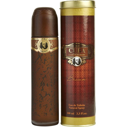 Cuba Brown By Cuba cologne for men EDT 3.3 / 3.4 oz New in Box