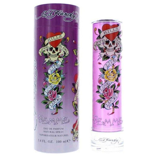 Ed Hardy FEMME Christian Audigier for women 3.3 / 3.4 oz EDP NEW IN BOX