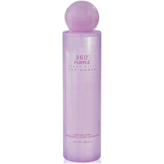 360 Purple by Perry Ellis for Women Body Mist 8 oz New