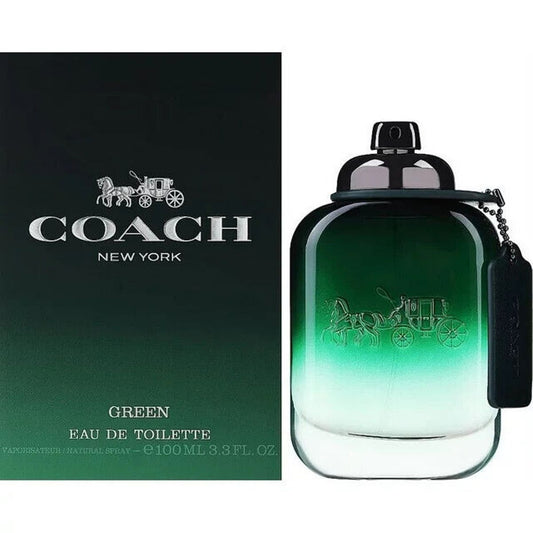 Coach Green by Coach cologne for men EDT 3.3 /3.4  oz New in Box