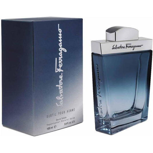 SALVATORE Ferragamo SUBTIL Pour Homme Cologne 3.3 / 3.4 oz New in Box