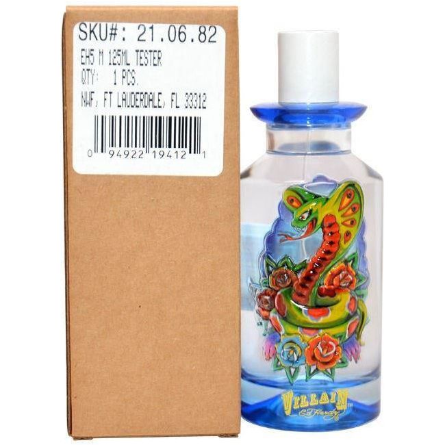 Ed Hardy Villain by Christian Audigier 4.2 oz EDT Spray for Men NEW tester