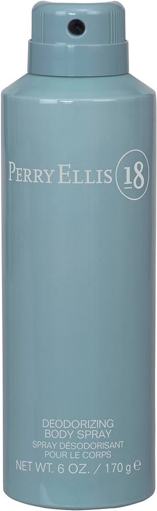 Perry 18 by Perry Ellis Deodorizing body spray for men 6.0 oz New