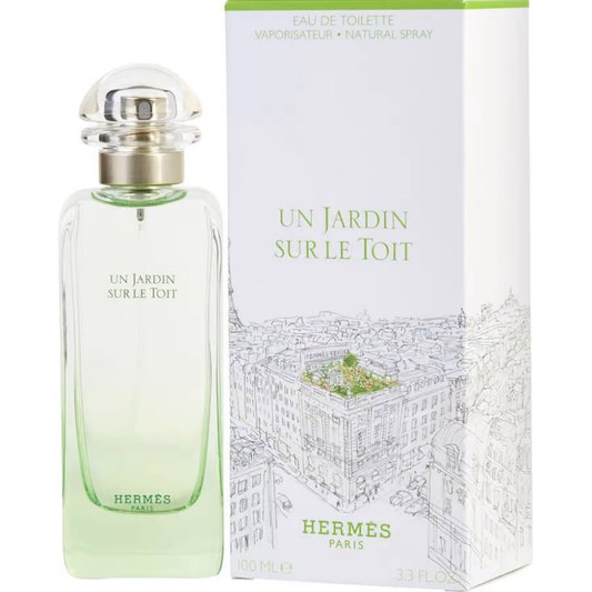 Un Jardin Sur Le Toit by Hermes for women EDT 3.3 / 3.4 oz New in Box