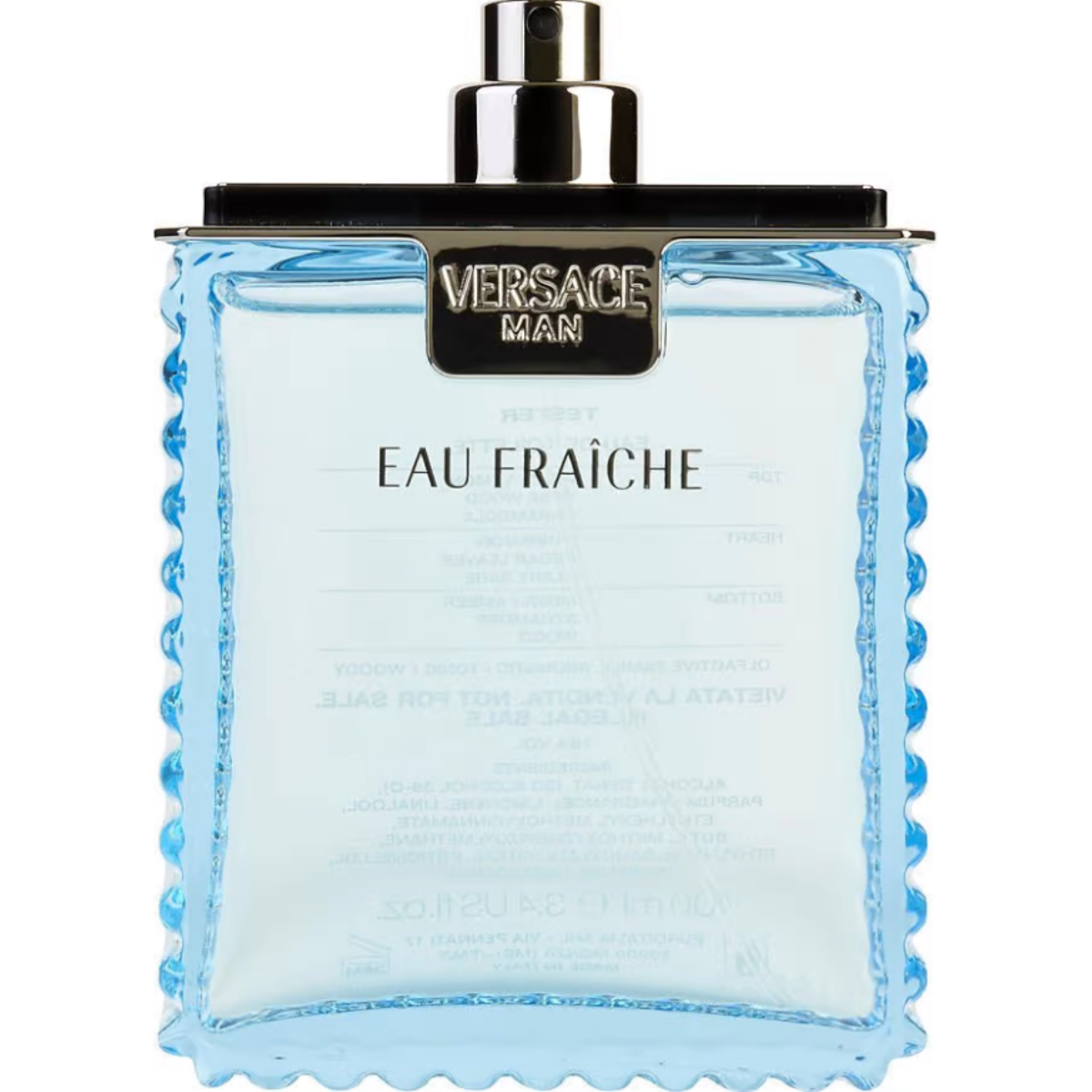 Versace Man Eau Fraiche by Gianni Versace 3.4 oz EDT Cologne For Men New Tester