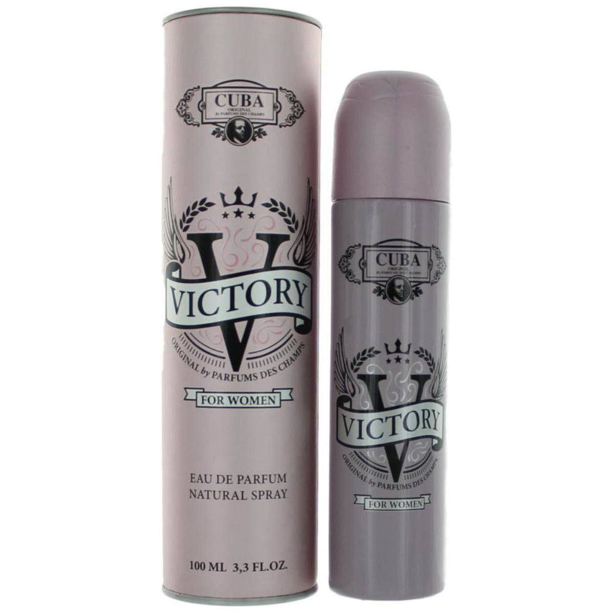 Victory by Cuba Perfume for Women EDP 3.3 / 3.4 oz New In Box