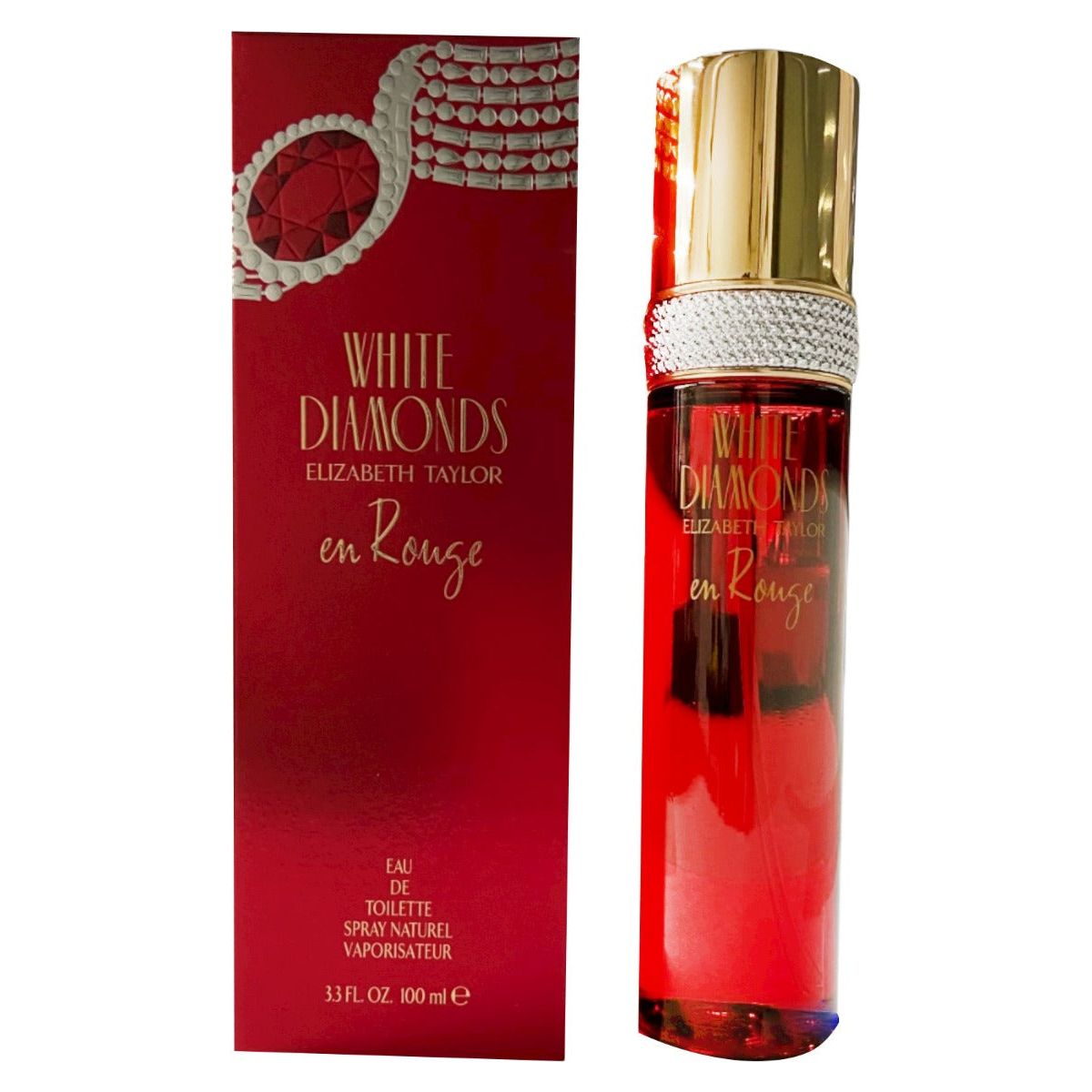 White Diamonds En Rouge by Elizabeth Taylor for women EDT 3.3 / 3.4 oz New In Box