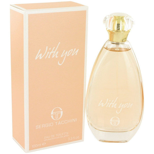 With You by Sergio Tacchini for Women EDT 3.3 / 3.4 oz New in Box